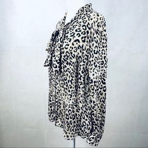 Kate Hill Animal Print Blouse